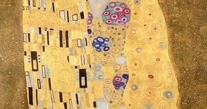 Il Bacio, 1907-08 (dettaglio) da Gustav Klimt
